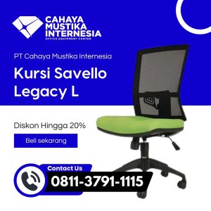 Jual Kursi Kantor Tanpa Lengan Jakarta Savello Legacy L