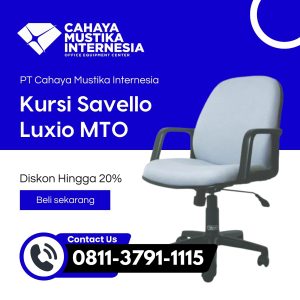 Jual Kursi Kantor Yang Bisa Muter Jakarta Savello Luxio MT0