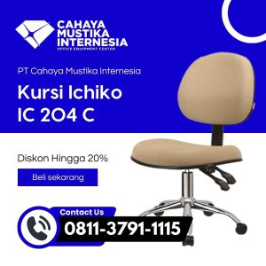 Jual Kursi Kerja Minimalis Modern Jakarta Ichiko IC 204 C