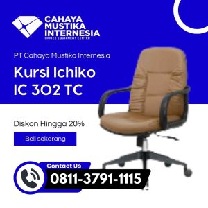 Jual Kursi Kerja Roda Murah Jakarta Ichiko IC 302 TC