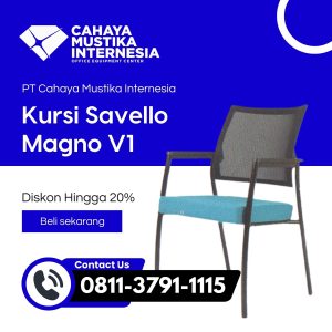Jual Kursi Kerja Kantor Tanpa Roda Jakarta Savello Magno V1