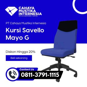 Jual Kursi Kantor Warna Biru Jakarta Savello Mayo G