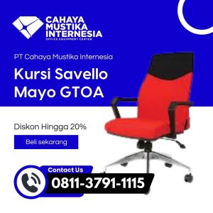Jual Kursi Kantor Berlengan Jakarta Savello Mayo GT0A