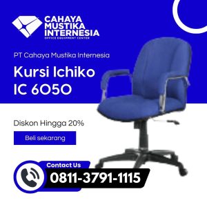 Jual Kursi Kerja Warna Biru Jakarta Ichiko IC 6050