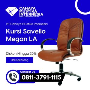 Jual Kursi Direktur Sandaran Sedang Jakarta Savello Megan LA