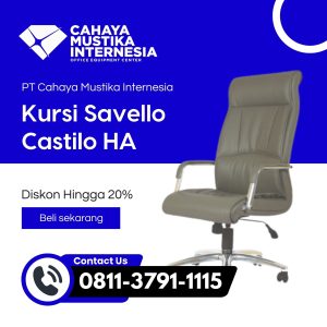 Jual Kursi Kerja Ergonomis Terbaik Jakarta Savello Castilo HA