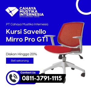 Jual Kursi Putar Staff Jakarta Savello Mirro Pro GT1