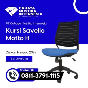 Jual Kursi Staff Ergonomis Terbaik Jakarta Savello Motto H