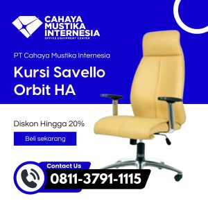 Jual Kursi Kantor Direktur Baru Jakarta Savello Orbit HA