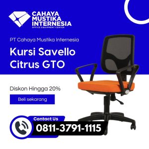 Jual Kursi Kerja Modern Jakarta Savello Citrus GT0