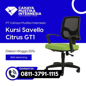 Jual Kursi Kerja Tulang Belakang Jakarta Savello Citrus GT1