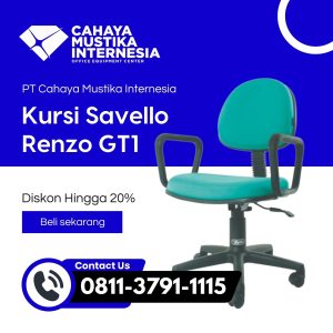Jual Kursi Staff Sandaran Jakarta Savello Renzo GT1