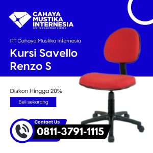 Jual Kursi Kantor Staff Terbaik 2024 Jakarta Savello Renzo S