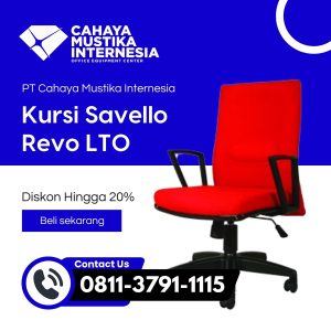 Jual Kursi Direktur Merah Jakarta Savello Revo LT0