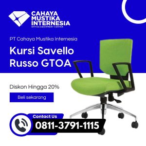 Jual Kursi Staff Paling Nyaman Jakarta Savello Russo GT0A