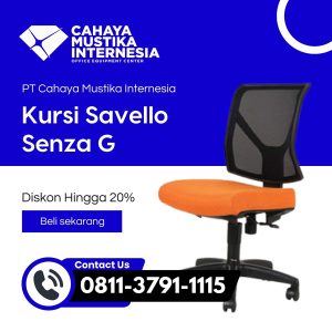 Jual Kursi Staff Tanpa Lengan Jakarta Savello Senza G
