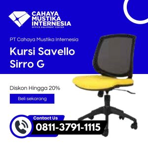 Jual Kursi Staff Kecil Jakarta Savello Sirro G