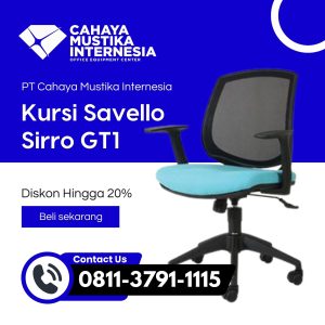 Jual Kursi Staff Lumbar Support Jakarta Savello Sirro GT1