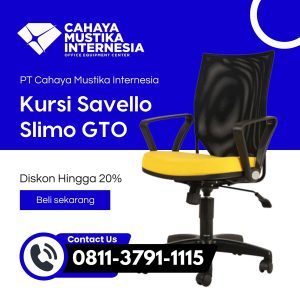 Jual Kursi Staff Sandaran Tinggi Jakarta Savello Slimo GT0