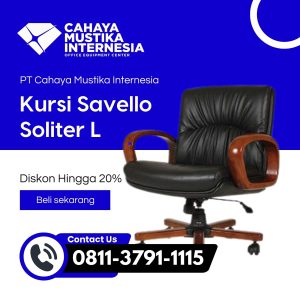 Jual Kursi Direktur Hitam Jakarta Savello Soliter L