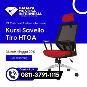 Jual Kursi Kantor Putar Tinggi Jakarta Savello Tiro HT0A