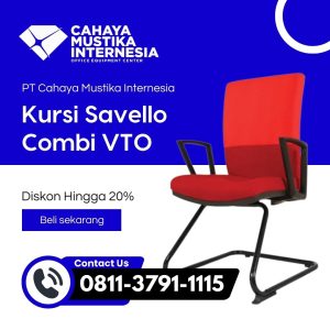 Jual Kursi Meeting Merah Jakarta Savello Combi VT0
