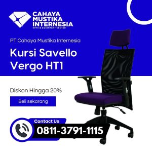 Jual Kursi kantor Putar Sandaran Tinggi Jakarta Savello Vergo HT1
