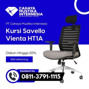 Jual Kursi Kantor Putar Berlengan Jakarta Savello Vienta HT1A