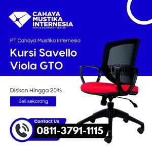 Jual Kursi Staff Rumah Jakarta Savello Viola GT0