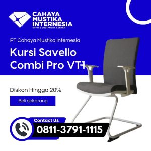 Jual Kursi Kantor Meeting Baru Jakarta Savello Combi Pro VT1