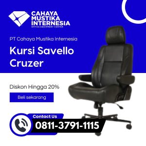 Jual Kursi Kerja Hitam Jakarta Savello Cruzer