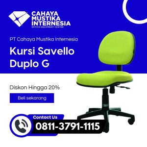 Jual Kursi Putar Kantor Minimalis Jakarta Duplo G