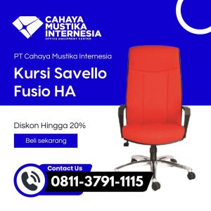 Jual Kursi Kantor Hidrolik Murah Jakarta Savello Fusio HA