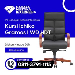 Jual Kursi Direktur Sandaran Kaki Jakarta Gramos I WD