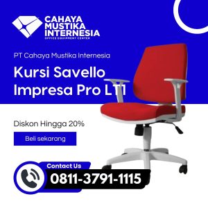 Jual Kursi Kantor Sandaran Tinggi Jakarta Savello Impresa Pro LT1