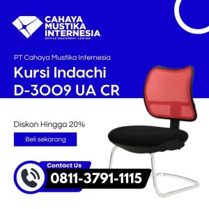 Kursi Meeting Merah Indachi D-3009 UA CR