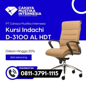 Kursi Direktur Coklat Indachi D-3100 AL HDT