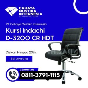 Kursi Manager Hitam Indachi D-3200 CR HDT
