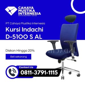 Kursi Manager Warna Biru Indachi D-5100 S AL