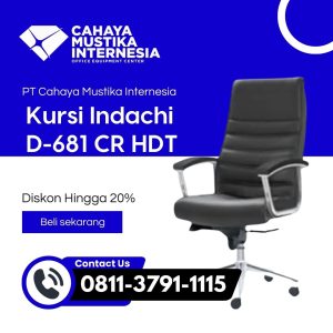 Kursi Direktur Empuk Indachi D-681 CR HDT