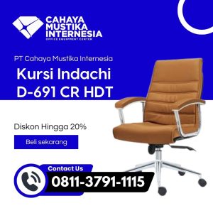 Kursi Direktur Ergonomis Indachi D-691 CR HDT