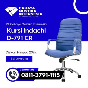 Kursi Kantor Sandaran Sedang Indachi D-791 CR