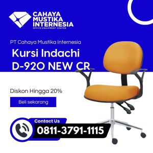 Kursi Komputer Terbaik Kantor Indachi D-920 NEW CR