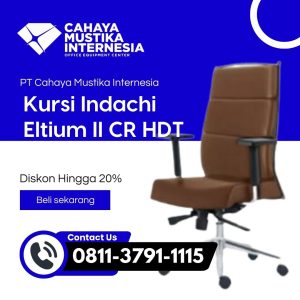 Kursi Direktur Warna Coklat Indachi Eltium II CR
