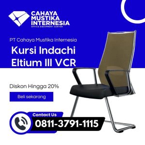 Kursi Meeting Hitam Indachi Eltium Ill VCR