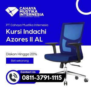 Kursi Manager Warna Biru Indachi Azores II AL