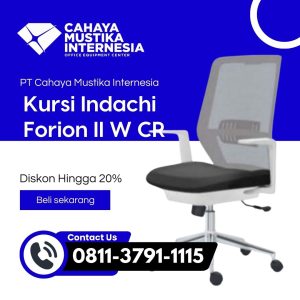 Kursi Manager Yang Ada Rodanya Indachi Forion II W CR