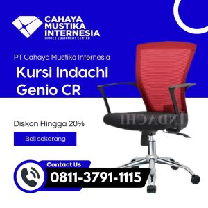 Kursi Staff Yang Ada Rodanya Indachi Genio I CR