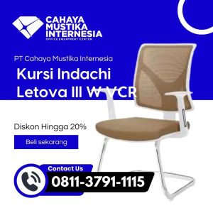Kursi Meeting Termurah Indachi Letova Ill W VCR
