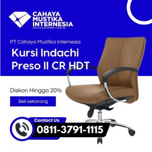 Kursi Manager Sandaran Rendah Indachi Preso II CR HDT